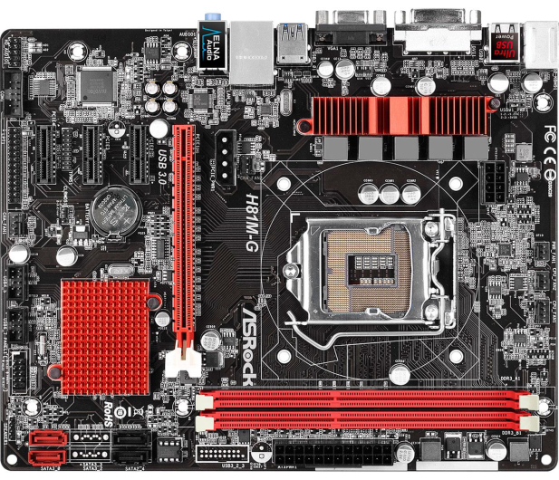 ASRock H81M-G (H81 PCI-E DDR3) - 224728 - zdjęcie 3
